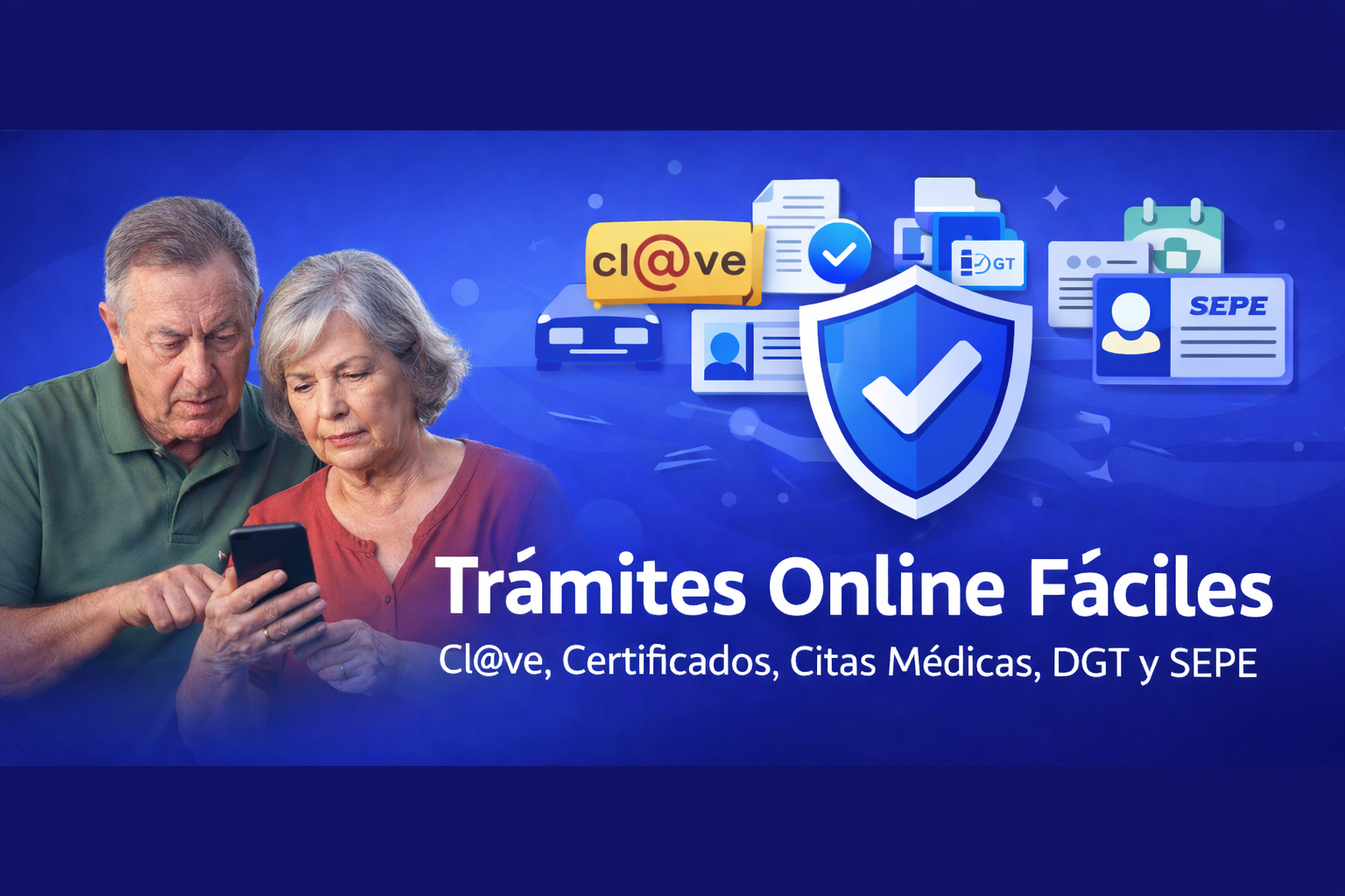 Trámites Online Fáciles: Cl@ve, Certificados, Citas Médicas, DGT y SEPE